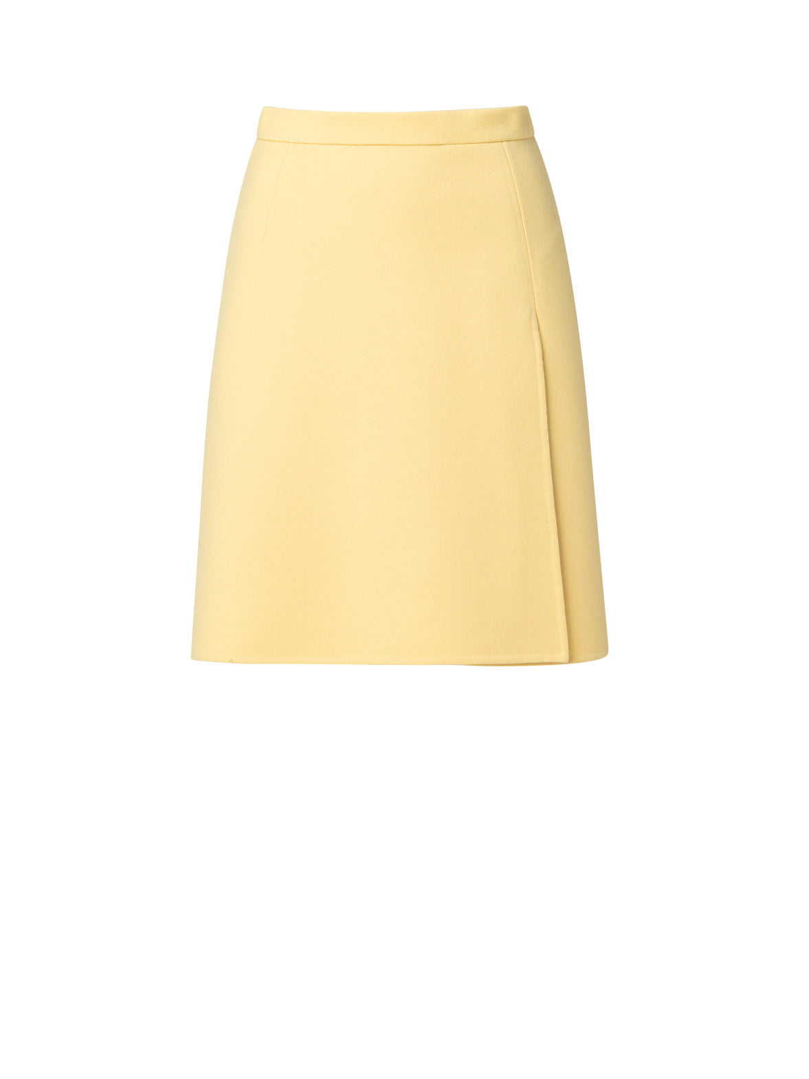 Wool Double Face A-Line Skirt