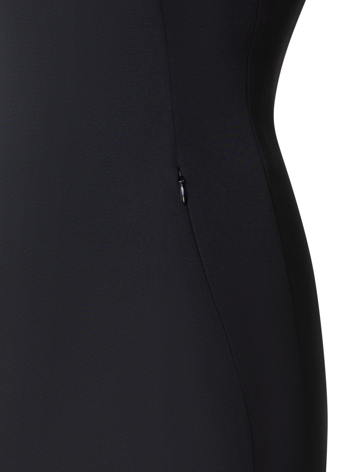 Wool Double Face V-Neck Sheath Dress