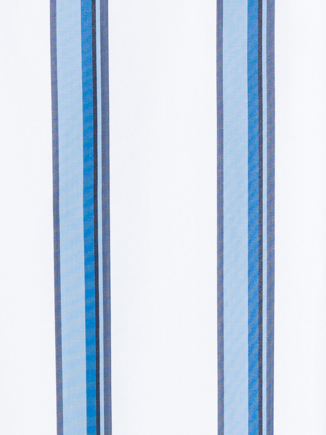 Shirt Blouse In Striped Cotton Popeline