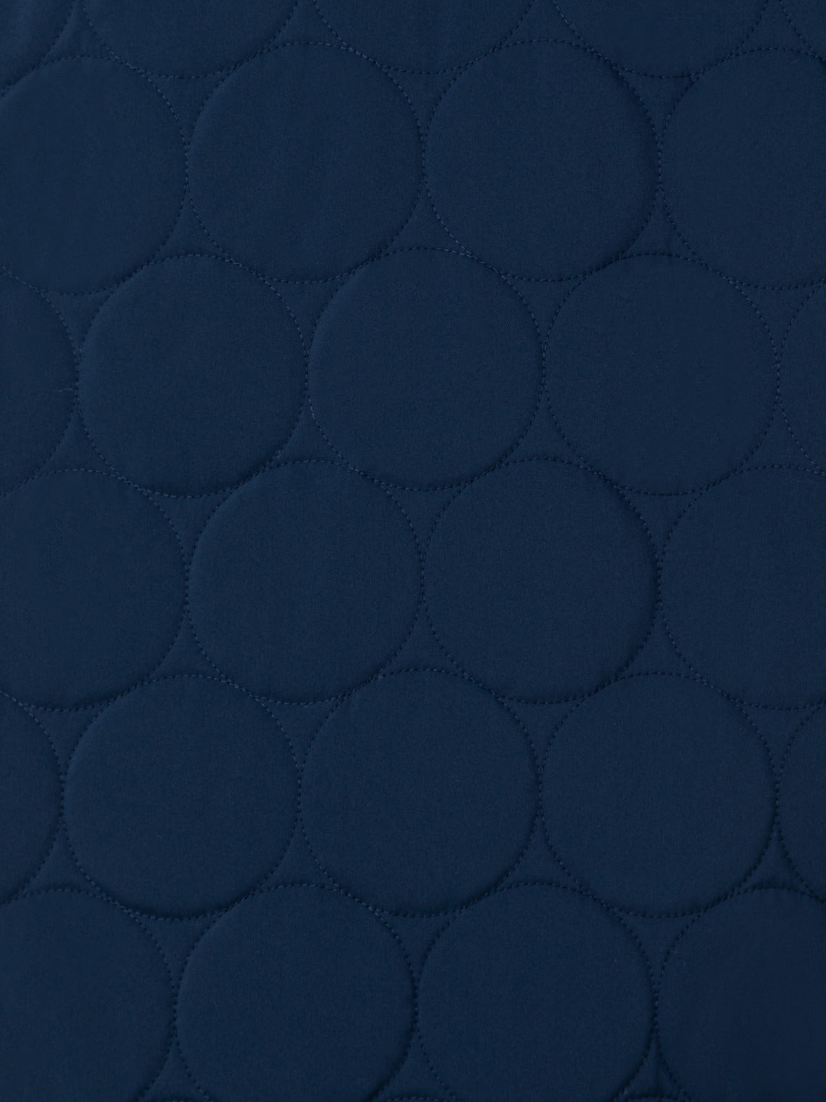 Cape Puffer Jacket with XL Dot Quilt - blue - navy