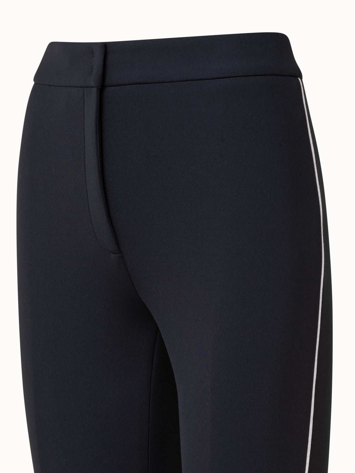 Techno Neoprene Bootcut Pants - black