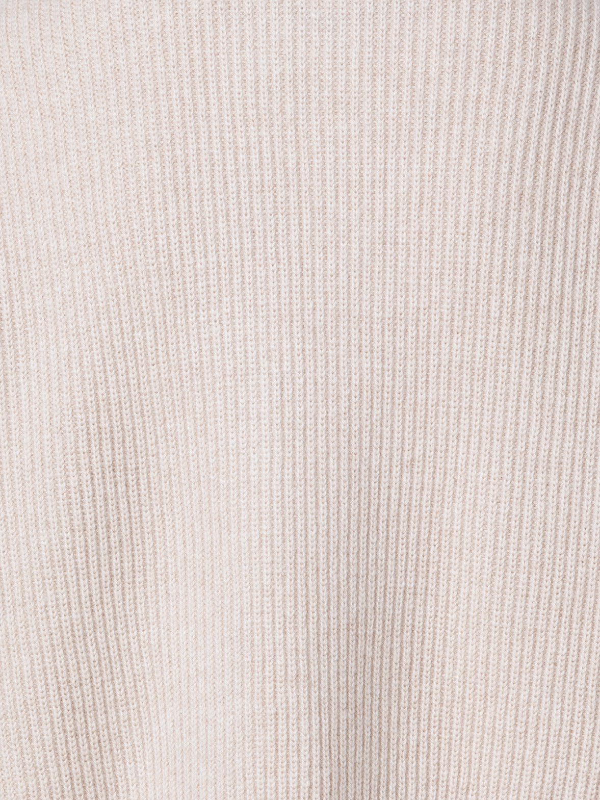 Boxy Cashmere Zip Cardigan - beige