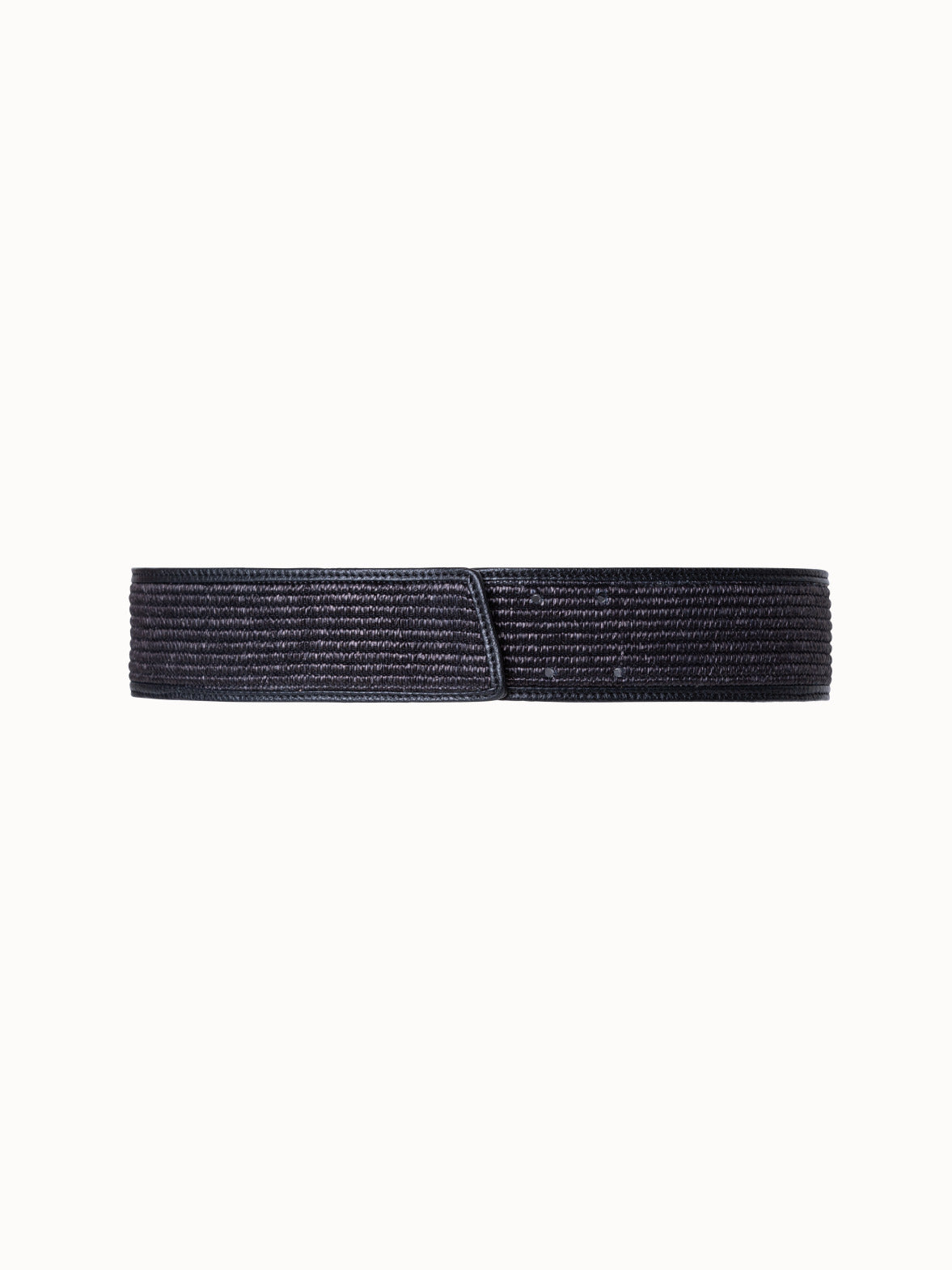 Raffia Belt - black