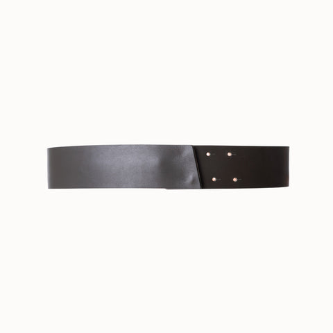 Leather Belt with Lasercut Lettering