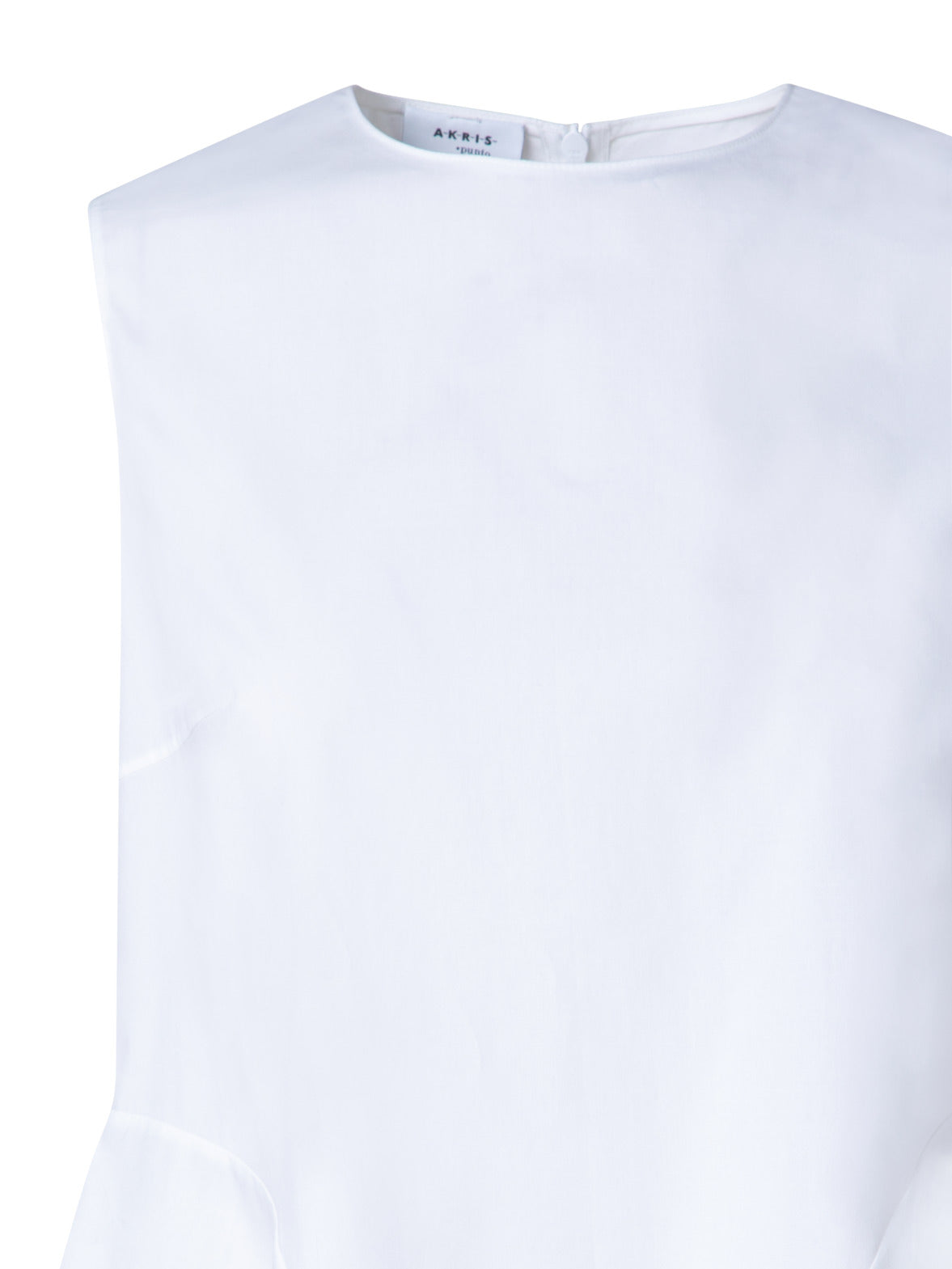 Blouse In Cotton Poplin With Handkerchief Peplum