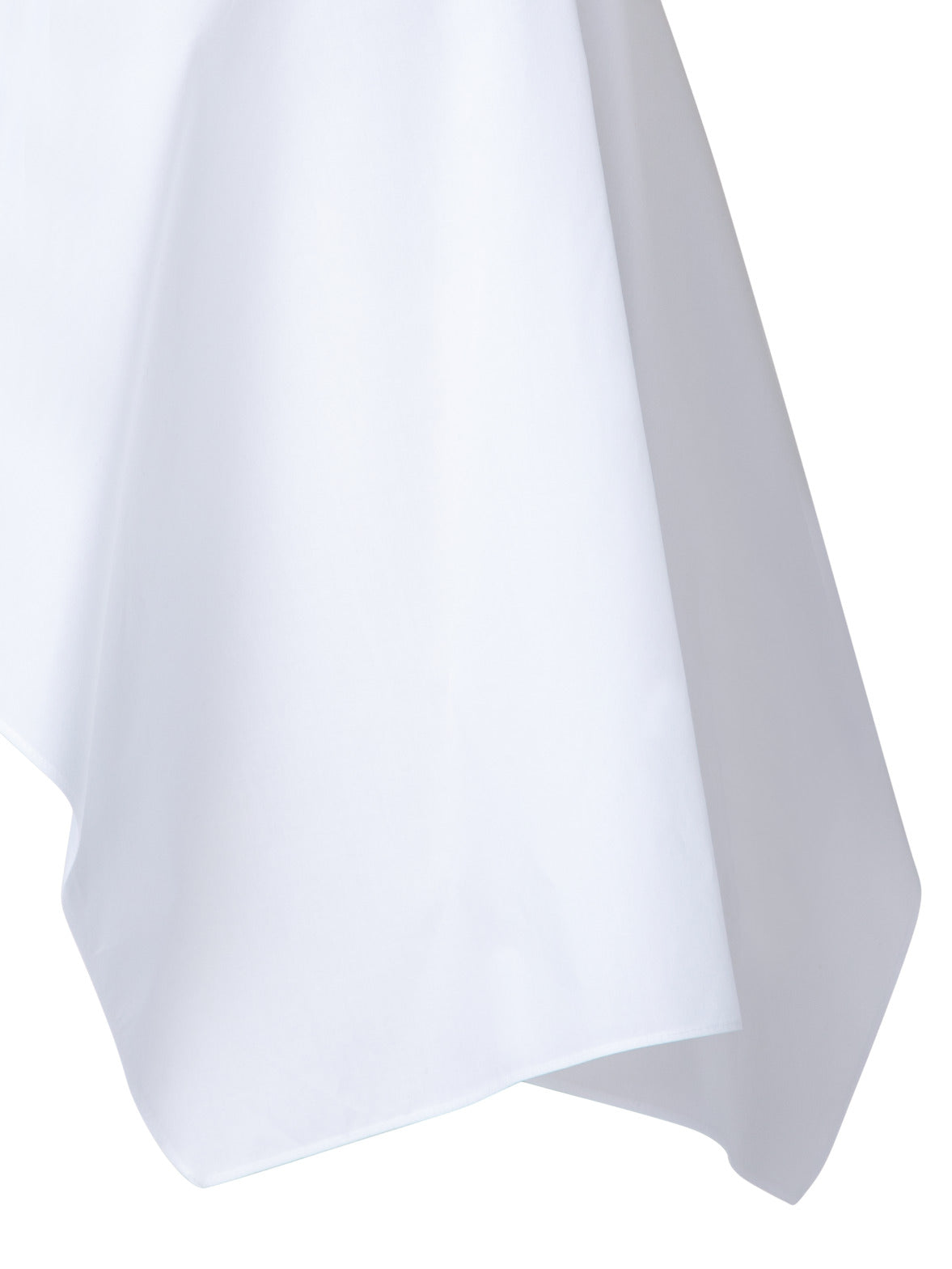 Blouse In Cotton Poplin With Handkerchief Peplum