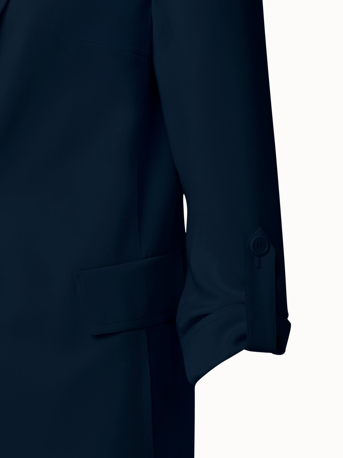 Lasercut Boyfriend Blazer - navy