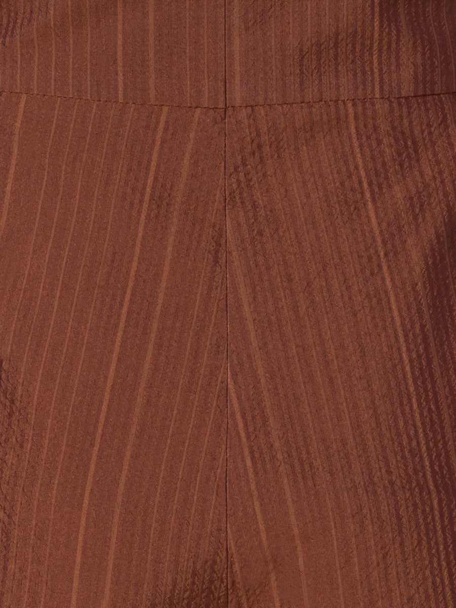 Skort Cotton Silk Seersucker