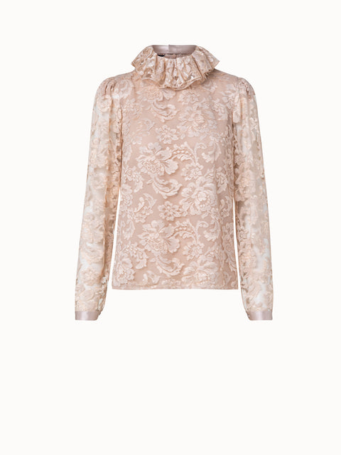 Bluse aus Spitze