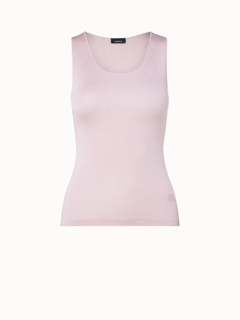 Tank Top aus Seiden-Stretch-Strick