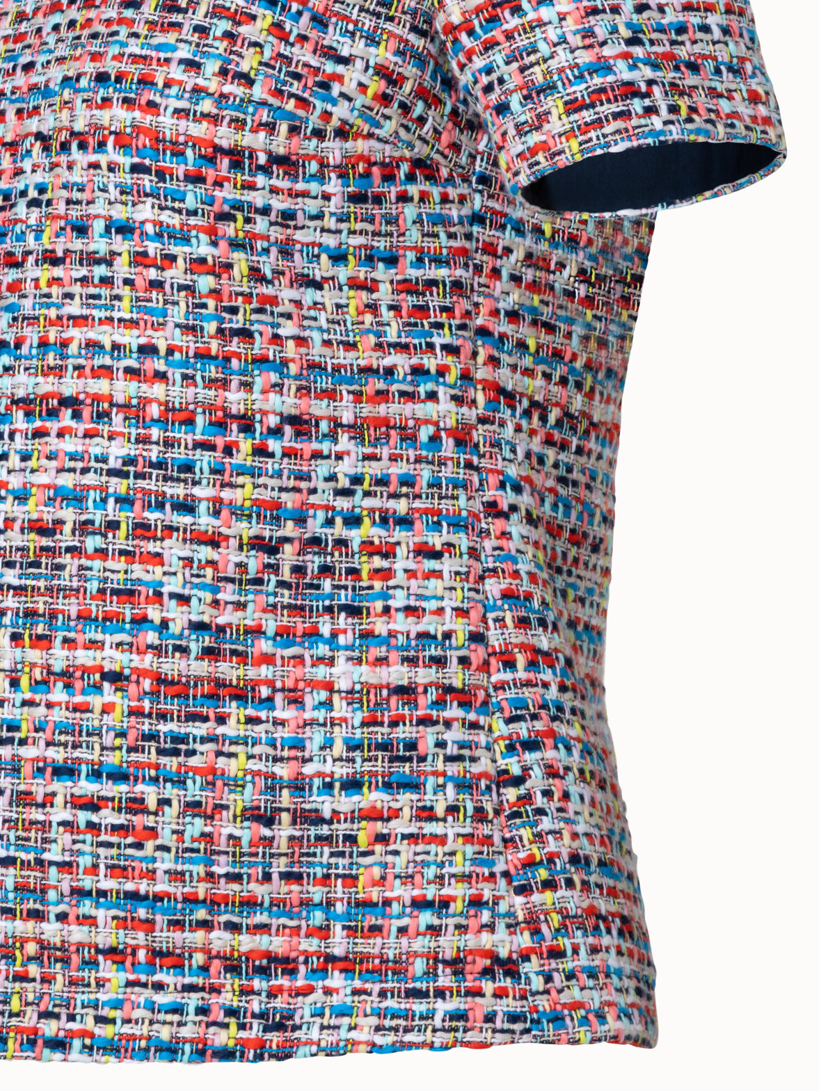 Cotton Tweed Blouse - multicolor