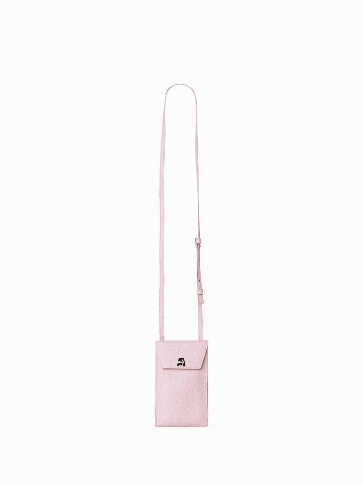 Anouk Phone Pouch in Leather - pink