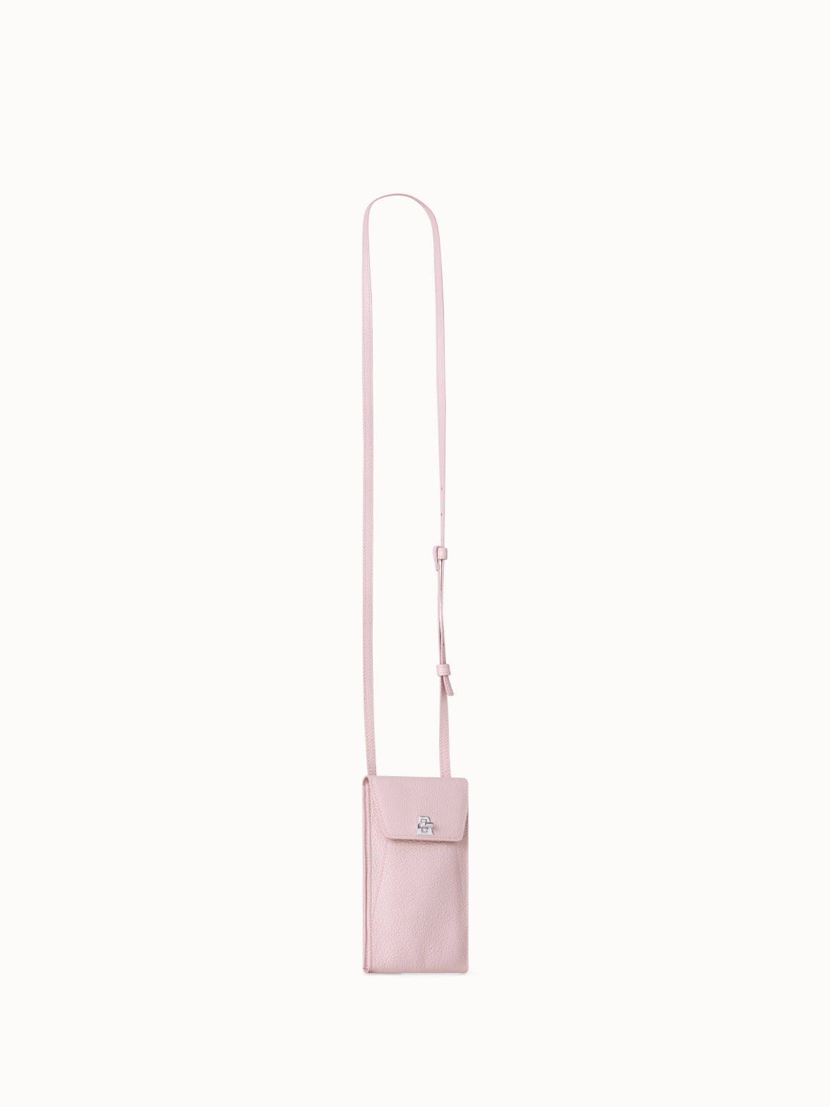 Anouk Phone Pouch in Leather - pink