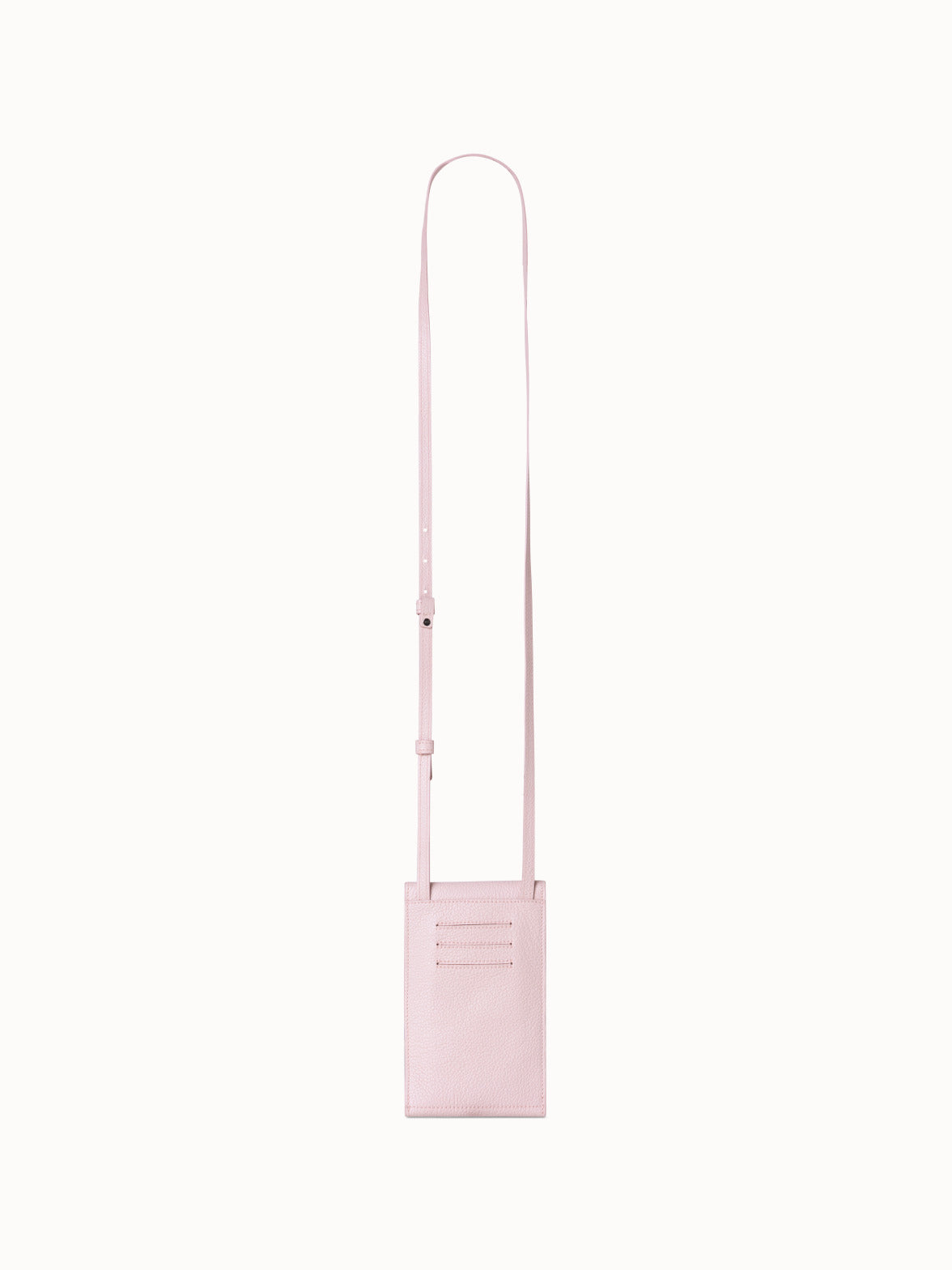 Anouk Phone Pouch in Leather - pink