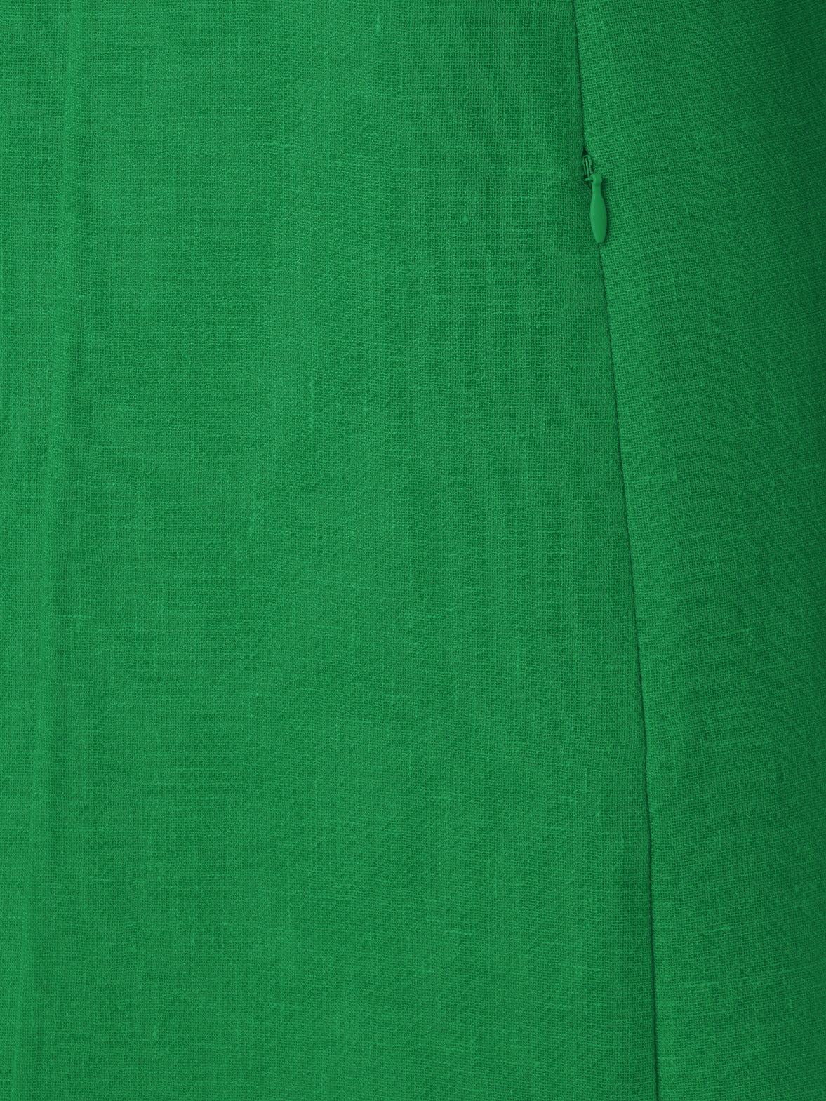Linen Wool Double-Face Sheath Dress - green