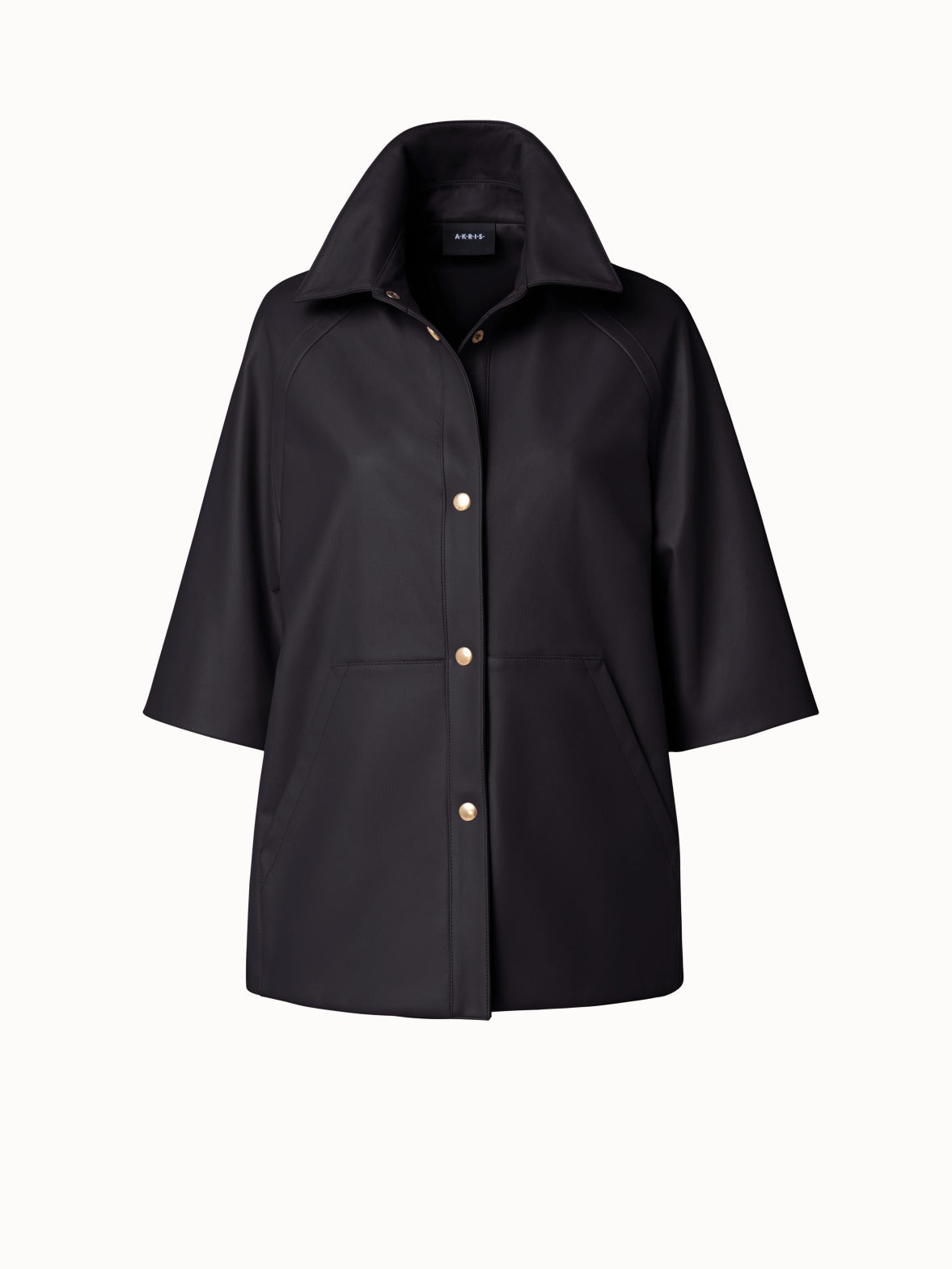Lammleder Jacke - Schwarz