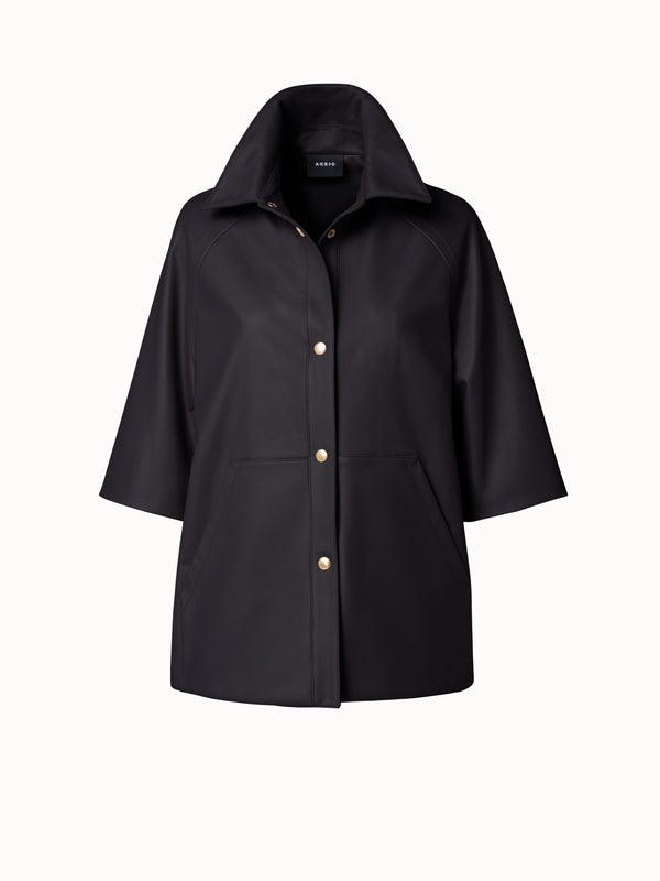 Lammleder Jacke - Schwarz