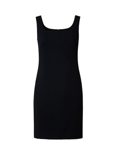 Minikleid aus Woll-Tricotine