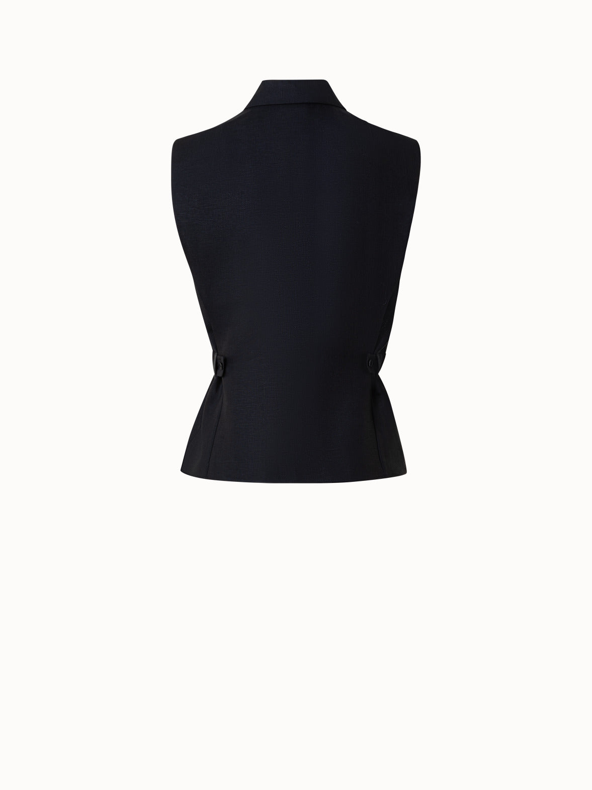 Linen Voile Blouse - black