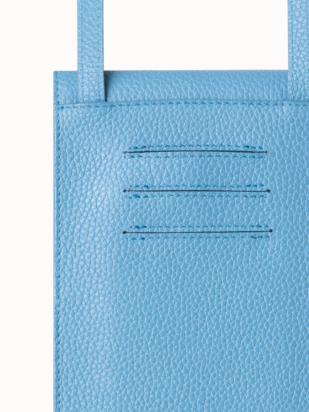 Anouk Phone Pouch in Leather - blue