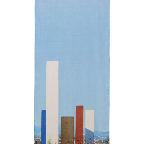 Schal mit Barragan-Towers-Print