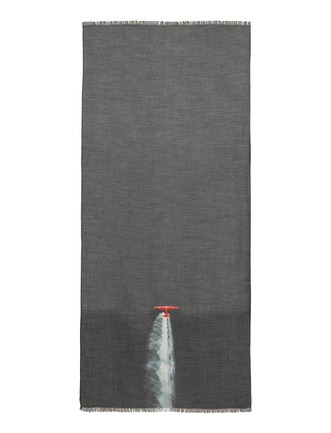 Schal mit Flugzeug-Print