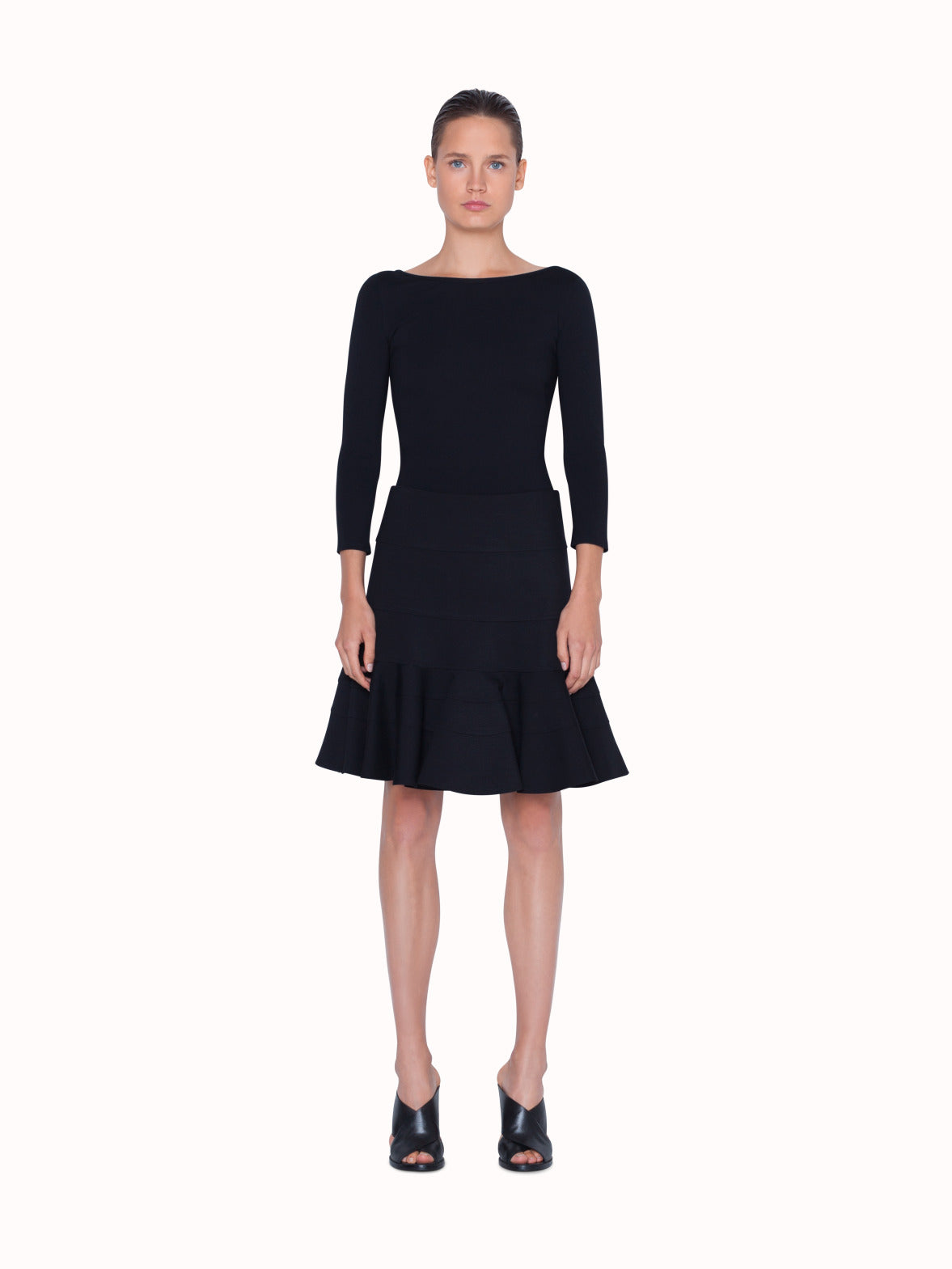 3/4-Arm Top - Schwarz