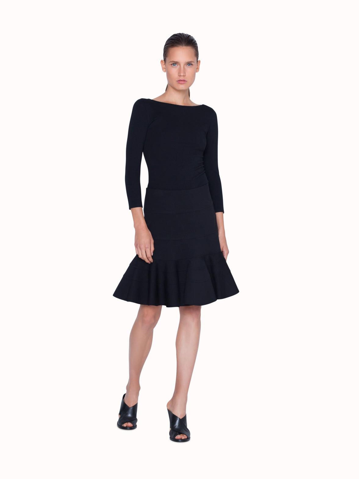 3/4-Arm Top - Schwarz