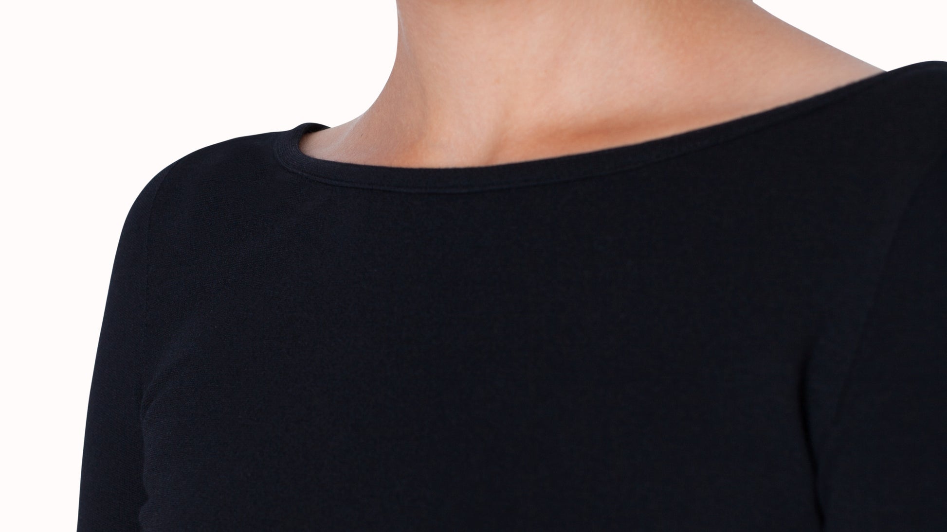 3/4-Arm Top - Schwarz